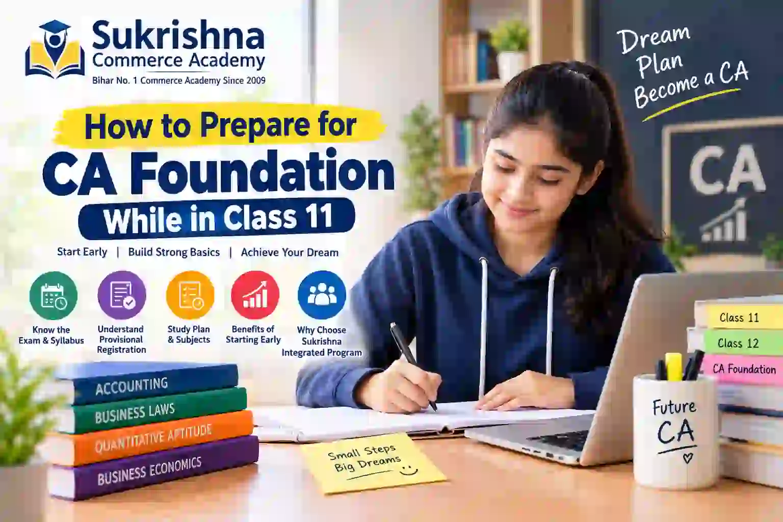 CA Foundation Preparation in Class 11 | Complete Guide
